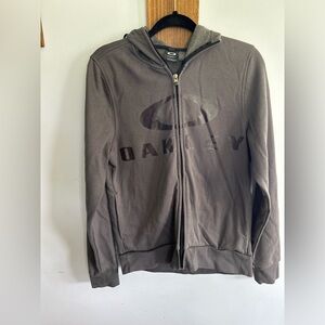 Oakley‎ men’s sweater hoodie full zip cotton active wear athletic gym outdoor